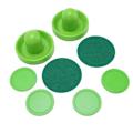 Miniatyrbilde 5 av 8: 96 mm bord hockey skyver Pucker sett erstatning for spillebord Goalies header sett