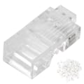 Miniatyrbilde 4 av 8: 100 stk RJ45 Cat5E modulære uskjermede gullbelagte nettverkskabelkontakter for spilldatamaskiner Ruter