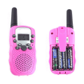 Miniatyrbillede 5 af 5: 3-delt Walkie Talkie-sæt til børn med 8 kanaler, baggrundsbelyst LCD-lommelygte og 2-vejs radio - Legetøjsgaver til camping og udendørs eventyr i alderen 3-12