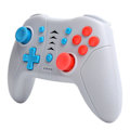 Miniatyrbild 4 av 8: Bluetooth Gamepad Programmerbar spelkontroll 3 hastighetsvibrationsjustering Passar för Switch ProGrå