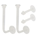 Pikkukuva 7 / 8: 4kpl Hiusnauhan pidike jalusta Scrunchie Organizer Clear Glitter Adhesive Hiustarvikkeet Seinäkoukut