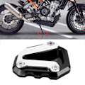 Miniatyrbillede 6 af 8: Motorcykel CNC Side Stand Kickstand Plate Extension Pad Forlængelse til 790 til 2018‑2019 Sort