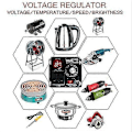 Miniatyrbilde 4 av 5: 4000W 220V Variabel Spenningsregulator Hastighet Motor Vifte Kontroll Kontroller EU-plugg