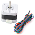 Miniatyrbild 1 av 8: DC4,0V 1,2A 1,8° Nema 17 bipolär stegmotor 320mN.m/45oz.in för 3D-skrivare 34mm höjd