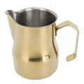 Miniatyrbilde 4 av 8: Melkeskummer 450ML 304 Rustfritt Stål Skumkopp Dryppfri Kaffe Dampende Melkekanne Gull