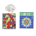 Miniatyrbillede 2 af 8: Tangram Legetøj Uddannelsesmæssige Lyse Farve Geometriske Form Puslespil Træ Mønster Blokke Sæt til Børn