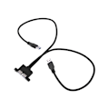 Pikkukuva 6 / 8: Combo kaksois USB 3.0 uros-naaras jatkokaapeli ruuviliitäntäpaneelireikillä