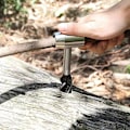 Miniatyrbild 2 av 5: Snickare Handborrsett Borrstång Camping Klyvning Ved Utomhus Vattenöverlevnad Multi - Syfte Ko-Läder Borr