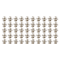 Miniatyrbild 1 av 8: 50 set magnetiska knapplås Snaps 18x2 mm tunna höghård legering magnetiska fästen handväska hårdvara för kläder Silver