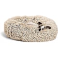 Miniatyrbillede 1 af 4: Beroligende donut katte- og hundeseng, lavet af groft eller Lux pels, maskinvaskbar, høj pude
