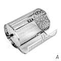 Miniatyrbillede 1 af 5: Rotisserie Ristningsovn Kurv Rustfrit Stål Grill Ristningstromler Roterende Airryer Kurv Tilbehør - B17 Sektion A
