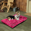 Miniatyrbillede 3 af 4: Komfortabel Hundekennel Kæledyrsstrøelse Dyb Søvn Pv Strøelse Sove Seng Pink B