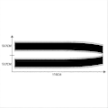 Pikkukuva 5 / 5: Auton konepellin tarra raidat tarrat sisustus Mini Cooper S Jcw R55 R56 R60 R61 F54 F55 F56 F60 Countryman lisävarusteet H