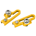 Miniatyrbillede 3 af 8: 2 stk. cykel C-klemme bremseklodse aluminiumlegering forlængelse C kaliberadapter bremser til racercykler guld