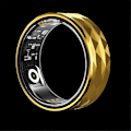 Miniatyrbillede 1 af 5: R12M Smart Ring Fitness Ring IP68 Søvnmonitor 20 19.8mm Guld