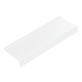 Miniatyrbild 7 av 8: Akryl lutande dator tangentbordshållare låg frontläpp polerad finish tangentbordshållare tangentbordshållare för kontor transparent