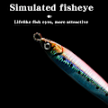 Miniatyrbilde 3 av 8: 5 stk 30g/40g Sakte Fall Pitch Fiske Lures Metall Flat Fiske Jigger Synkende Jigging Agnet for Saltvannsfiske