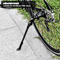 Miniatyrbild 5 av 8: Justerbart cykelstöd i aluminiumlegering, sidostöd, tillbehör för 24-29 tum 700C cykel