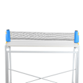 Miniatyrbilde 8 av 8: Utendørs bærbar bordtennisnett i slitesterk, sammenleggbar design (blå og gul)