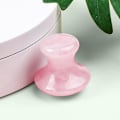 Miniatyrbillede 4 af 5: Krystal Kvarts Svampeformet Gua Sha Massageværktøj - Afslap og Mediter med Spa Kvalitet