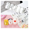 Miniatyrbild 5 av 5: Nagelkonst Graffitipenna - DIY Blommor Abstrakta Linjer, Vattentät Nagelrittborste, Skönhetsverktyg (2 st)