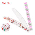 Miniatyrbild 8 av 8: 5 st jul nagelfil Nail art Multi Grit Nagelbuffert Block Manikyr Filer Gellack Remover Nagelvårdsverktyg