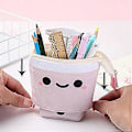 Miniatyrbillede 3 af 5: Pencil Case Stand Up Pen Taske Pop-Up Penalhus Blyant Pen Pose Taske Holder til Mellemhøj Sc