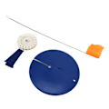 Miniatyrbillede 7 af 8: Isfiskeri Tip Up Flag Kit Bærbar Vinterfiskeri Stang Indikator Flag Flydende Base Grej