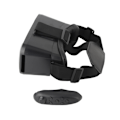 Miniatyrbilde 5 av 6: 3D VR Virtual Reality Headset 3D VR Briller med Gamepad for IOS for Android Telefoner Barn Voksne (V7 Briller Y1 Svart Håndtak)