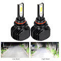 Miniatyrbilde 7 av 8: 2 stk. LED-frontlykter til bil uten vifte 9006/HB4 6000K L5 hvitt lys
