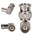 Miniatyrbilde 3 av 7: Kabler Online BNC rettvinklet hann BNC kvinnelig videoadapter