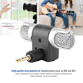 Miniatyrbilde 7 av 8: 3,5 mm Mini Mic Digital Stereo Mikrofon Profesjonell Håndholdt Ekstern Trådløs Mikrofon