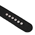 Miniatyrbillede 3 af 8: Elektronisk analogt armbåndsur Militært armbåndsur med rund nylonrem (sort)