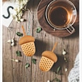 Miniatyrbillede 4 af 5: Bærbar Silikon Te-Infuser Vaskbar Løsblad Si Removable Filter til Suppe og Te