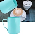 Pikkukuva 5 / 8: Ruostumattomasta teräksestä valmistettu kahvimaitovaahdotuskannu Latte Art -kahvitarvike 600 ml sininen