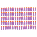 Pikkukuva 1 / 8: 100 kpl Universal Short Darts High Density EVA Soft Shot Harmless Lelutäyttö erilaisille Ammuntaleluille Violetti