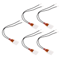 Miniatyrbillede 5 af 8: 5 stk PTC varmeplade keramisk termostatisk aluminium PTC varmeelement 70℃ sort kabel 12V