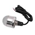 Miniatyrbillede 4 af 8: 304 Rustfrit Stål Marine Undervandslys 12V LED Rund Undervandslampe til Yacht Båd Blåt Lys