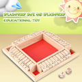Pikkukuva 4 / 5: Shut The Box 4 Pelaajan Numeroläppälelu Opettavainen Taitopeli Lautapeli Toiminta- ja Refleksipeli Puinen Palapeli Lautapelit Nopapeli
