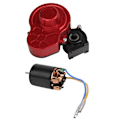 Miniatyrbilde 3 av 8: 540 Vanntett Børstet Motor med Senter Gearbox Montering for 1/10 SCX10 RC 4WD D90 Crawler35T