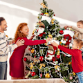 Miniatyrbild 4 av 5: 3-delars set julstrumpor 45,7 cm (ungefär), med 3D jultomte, snögubbe
