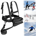 Miniatyrbilde 3 av 3: Ski Sele for Barn, Ski Sikkerhets Skulderstropp, Ski Trenings Sikkerhetsline Snowboard Treningssele Trainer Zekai Rosa