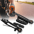 Miniatyrbillede 5 af 8: Et par aluminiumslegering højstyrke sort foldecykel lang arm V-bremse 412 modificeret cykeltilbehør