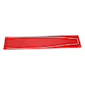 Miniatyrbilde 5 av 8: Konsoll Mellomhud Ripebestandig beskyttende spillkonsoll Midtstripe-klistremerke for PS5 Digital Edition Host Red
