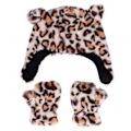 Miniatyrbild 1 av 8: Baby Hat Gloves Set Mjuk Bekväm Dubbelskiktsdesign Söt Utsökt Kläder Tillbehör