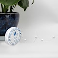 Miniatyrbillede 2 af 5: Elastisk strækbar perlekædetråd, 2x7m, 0,7mm diameter, hvid