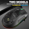 Miniatyrbilde 3 av 4: 7 Knapper Datamus 200-12000 DPI Justerbar Lett Kablet Gamingmus Ergonomisk Hul Gamer Mus