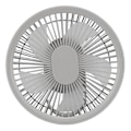 Pikkukuva 7 / 8: Ulkoilma yövalo kattotuuletin 2 in 1 kannettava USB-lataus LED-tuuletin kotiin autoon toimistoon pöydälle retkeilyyn matkustamiseen harmaa