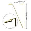 Miniatyrbild 3 av 5: 2-in-1 Scented Diffuser Glass Cup Holder Upside Down Incense Sticks Burner with Ash Catcher for Home Relaxation Multicolor rubber wood