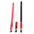 Miniatyrbild 4 av 8: 3ST Brow Concealer Contour Brush Grått hår Rött Vit Svart Handtag Vinklat Tunt Set